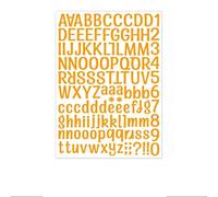 House Numbers for Mailbox - Letter Stickers Small, 1 Inch Multiple Colors Letter And Number Stickers, for Are Applicable for Mailboxes, Signmaking Them More Recognizable(Orange,3sheets)