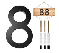 House Numbers for Outside Black 3D Floating Number