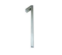 House Numbers, House Number 5 inches Zinc Alloy Silver Pack Of 10 Digits 0-9(1)