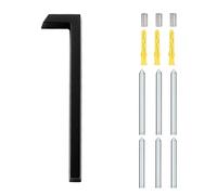 house numbers,house number sign 142mm Floating Exterior House Numbers Modern Number Signs On The Door Extra Large Black Apartment Address And Mailbox Plate #0-9(1)