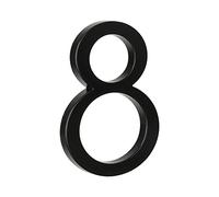 House Numbers, Outdoor Floating House Number and Mailbox Address 5 inches 125mm Zinc Alloy Black 0-9(8)
