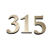 House Numbers Plaques, Door Number Plaques 10cm House Number Plate Copper Plate Modern Door Home Address Numbers Digital Outdoor Sign Plates(Bronze No.9)