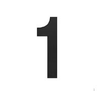 House Numbers Plaques, Door Number Plaques 50/75/90mm Black Silver Stainless Steel Self Adhesive House Number Sticker Doorplate Home Door Plaque Numbers Sign For Mailbox(Black 2,90mm)