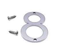House Numbers Plaques, Door Number Plaques 50mm Stainless Steel House Numbers With Screws Metal Digital Label Doorplate Door Plaque Number Signs For Mailbox Street Numbers(Number 8)