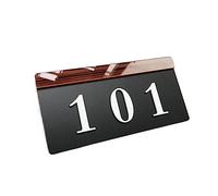 House Numbers Plaques, Door Number Plaques 9X18cm Style Door Sign House Number, Door Number Of Custom Made Apartment Door Panels Of Villa Any Letter(Style a)