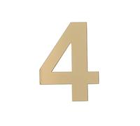 House Numbers Plaques, Door Number Plaques Acrylic Hotel Home Sticker Address Self-adhesive Door Numeral Plaque Gate Digits Door Plate Number House Drawer Sign(4)