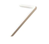 House Numbers Plaques, Door Numbers 125mm White Floating House Numbers Doorplate Letters Metal Address Sign Plate,Outdoor Street Door Plaque Number Uso apto para Home Mailbox(Number 7)