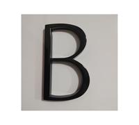 House Numbers Plaques, Door Numbers 127mm Floating House Number Letters Big Modern Door Alphabet Home Outdoor 5 In.Black Numbers Address Plaque 0-9,AB(B)