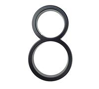 House Numbers Plaques, Door Numbers 12cm Big 3D Modern House Number Door Home Address Numbers For House Number Digital Door Outdoor Sign Plates 5 Inch 0-9 Black(8)