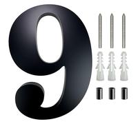 House Numbers Plaques, Door Numbers 4 Inche-12 Inche Big 3D House Number Door Home Address Numbers for House Digital Door Outdoor Sign(9,8 Inche)