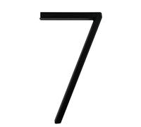 House Numbers Plaques, Door Numbers 5 In. Modern House Number#0-9 Letter A B C Name Plate Door Alphabet Letters Dash Slash Sign 5 Inch.Zinc Alloy Black(Black 7)