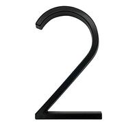 House Numbers Plaques, Door Numbers 5 In. Modern House Number#0-9 Letter A B C Name Plate Door Alphabet Letters Dash Slash Sign 5 Inch.Zinc Alloy Black(Black 2)