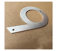 House Numbers Plaques, Door Numbers 5 In. Stainless Steel House Number 0 To 9 Outdoor Floating Metal Doorplates Address Signs 127mm Big Size Exterior Door Numbers(Number 9)