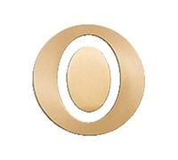 House Numbers Plaques, Door Numbers Soild Brass House Number Door Sign Wall Mounted 2.5 Inches High(Number 0)