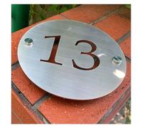 House Numbers Plaques, Door Numbers Stainless Steel Door Plates Hollow House Numbers Custom Signs Customized Outdoor Floating Street Road Garden Yard Address Board(Style 02)
