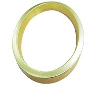 House Numbers Plaques,House Numbers 127mm Floating Modern House Number Satin Brass Door Home Address Numbers For House Digital Outdoor Sign Plates 5 Inch. #0-9(Bright Brass 0)
