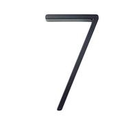 House Numbers Plaques,House Numbers 12cm Floating House Number Letter A B C Name Plate Door Alphabet Letters Dash Slash Sign 5 Inch.Zinc Alloy Black(7)