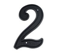 House Numbers Plaques,House Numbers 139mm Números De Endereço Da Casa Grande Do Número Da Casa 3d Uso apto para O Número Da Casa Sinal Exterior Da Porta Digital 5.5 Polegada. #0-9 Plástico Abs Preto(2