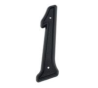 House Numbers Plaques,House Numbers 139mm Números De Endereço Da Casa Grande Do Número Da Casa 3d Uso apto para O Número Da Casa Sinal Exterior Da Porta Digital 5.5 Polegada. #0-9 Plástico Abs Preto(1