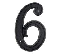House Numbers Plaques,House Numbers 139mm Números De Endereço Da Casa Grande Do Número Da Casa 3d Uso apto para O Número Da Casa Sinal Exterior Da Porta Digital 5.5 Polegada. #0-9 Plástico Abs Preto(6