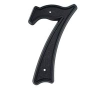 House Numbers Plaques,House Numbers 139mm Números De Endereço Da Casa Grande Do Número Da Casa 3d Uso apto para O Número Da Casa Sinal Exterior Da Porta Digital 5.5 Polegada. #0-9 Plástico Abs Preto(7