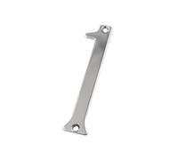 House Numbers Plaques,House Numbers 1pc Stainless Steel 75mm Height Digital Door House Number 0/1/2/3/4/5/6/7/8/9# Optional Screw Mounted Door Plate Number(Number 1)