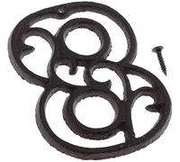House Numbers Plaques,House Numbers Industrial Cast Iron House Number Style Door Numbers Address Number For Home Restaurant Wall Living Room(8)