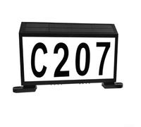 House Numbers Plaques, Solar Mailbox Numbers, Solar Mailbox Light, LED Acrylic Lighting, Resist Rain, Snow, And Frost, For Postbox Home