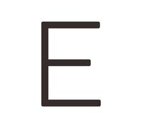 House Numbers Solid Brass 4-12 Inches 10-30cm Big Number Letter Door House Public Black Gold Floating Signature Outdoor Digits(E,127mm 5inch)