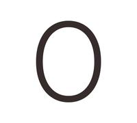 House Numbers Solid Brass 4-12 Inches 10-30cm Big Number Letter Door House Public Black Gold Floating Signature Outdoor Digits(0,203mm 8inch)