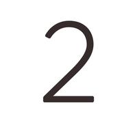 House Numbers Solid Brass 4-12 Inches 10-30cm Big Number Letter Door House Public Black Gold Floating Signature Outdoor Digits(2,100mm 4inch)