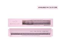 House of Amor Front Row Length Natural C Curl Medium in Black