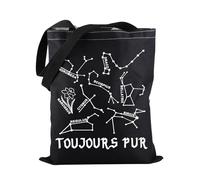 House Of Black Constellations Tote Bag Toujours Pur Tote Bag Noble Wizard House Constellation Gift (Toujours Pur-tb)