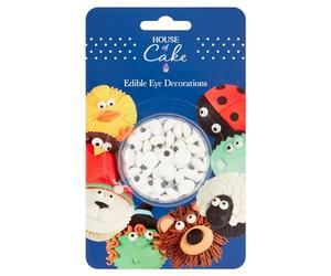 House of Cake Edible Eye Decorations, 25g X 3 Pack, Morning Cake Sprinkles - Eyeballs, No artificial colours or flavours, easy way to bring your cupcakes, cake pops and biscuits