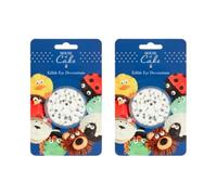House of Cake Edible Eye Decorations 2X25g - Perfect for Cupcakes, Cake Pops, Biscuits, and Halloween Treats - Quick and Easy Sugar Eyeball Decorations for Cakes - Free from Artificial Colors