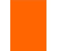 House of Card & Paper A3/297 x 420 mm 220 GSM Coloured Card - Orange (Pack of 50 Sheets)