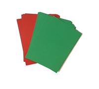 House of Card & Paper A4 210 x 297 mm Christmas Card - Red/Green (Pack of 100 Sheets)