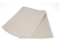 House of Card & Paper Grey Kraft Board 1500micron 945gsm A2 Size 5 Sheets per Pack, HCP477