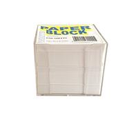 House of Card & Paper Paper Block and Holder - White