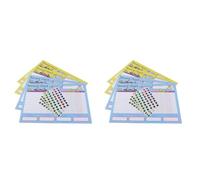 House of Card & Paper Reward Chart, 4 Charts and 225 Foil Star Shaped Stickers per Pack (Pack of 2)