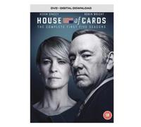 House of Cards Complete Seasons 1-5 First Five DVD Digital Download Box Set Gift