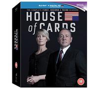 71040 Blu-ray - House Of Cards The Complete Seasons 1-3 [NEW / SEALED] 2015 SB