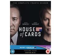 House of Cards: Season 4 Blu-Ray (2016) cert tc 4 discs NEW Amazing Value