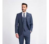 House of Cavani Bond Check Blazer - Navy - 40 Inch Chest
