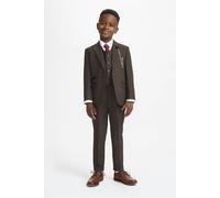 House of Cavani Boys Caridi Brown Three Piece Suit - Age 7