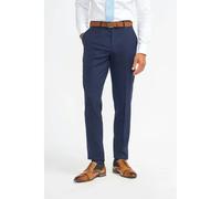 House Of Cavani James - Men's Navy Blue Wool Formal Trousers - 28W 32L