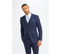House of Cavani James Navy Super 130s Wool Blazer - 44 Inch Chest