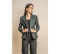House of Cavani Ladies Caridi Olive Blazer - Size 8