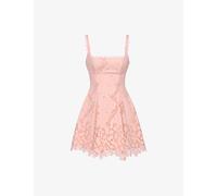 House of CB Womens House of CB Isla Floral-Pattern Woven Mini Dress Peach L+ (A-C Cup)