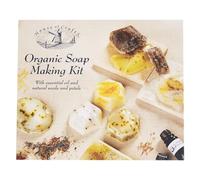 House Of Crafts Organic Soap Making, Single Craft Kit Set, Multicoloured, Includes Organic Soap Compound, Organic Essential Oil, Aniseed, Linseed, Poppy Seeds, Marigold Petals, Instructions